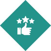 Here's an alt tag for the image: `Top-rated, thumbs up`